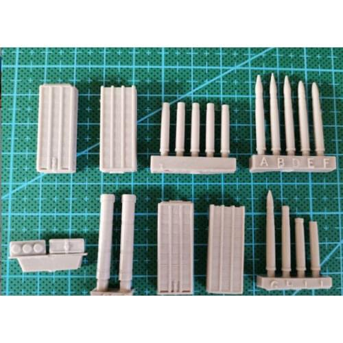 1/35 Scale Multiple Specifications Bullet Miniatures Modelling Unpainted DIY Assembling Static Resin Scene Model Accessories