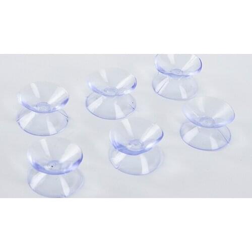 10Pcs Small Suction Cup Without Trace Pvc Double Sided Suction Cup - Sucker Pads For Glass Plastic Suction Cup Plastic