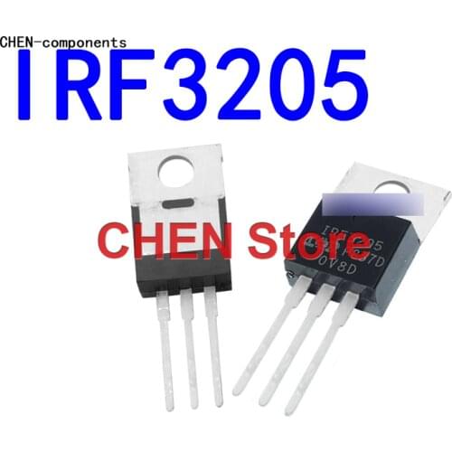 10pcs IRF3205 TO220 field effect tube 110A55V imported brand new original