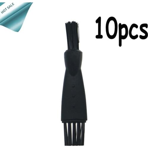 10pcs/Set Double Head Brush Electric/Manual Razor Replacement Cleaning Brush Hair Remover Practical Shaving Mini Brush
