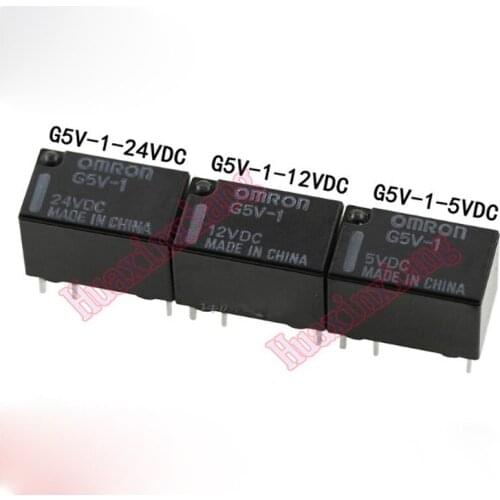 10PCS/Lot G5V-1 SPDT Mini Signal Relay 6PIN 5V 12V 24V G5V-1-5VDC G5V-1-12VDC G5V-1-24VDC