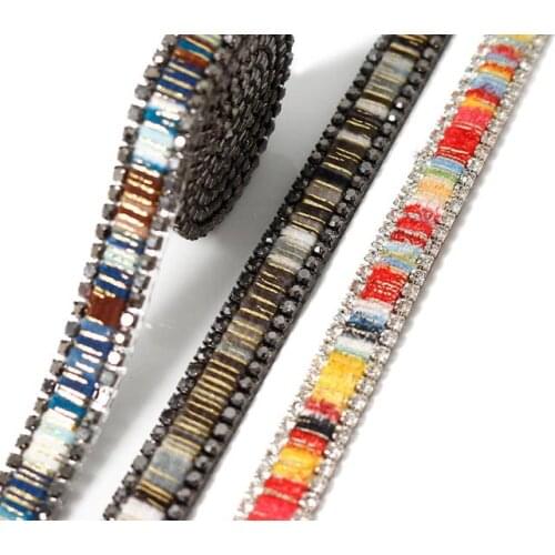 2Yards Pearl Beaded Lace Trim Wedding Dress Clothing Decorative Accessories Iron On The Clothes Or Sew On Patch For Bags