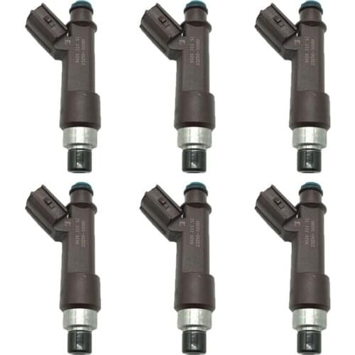 6Pcs Car Fuel injector for Toyota Tundra Sequoia Land Cruiser 4Runner GX470 LX470 4.7L OEM 23250-50080 23209-50080