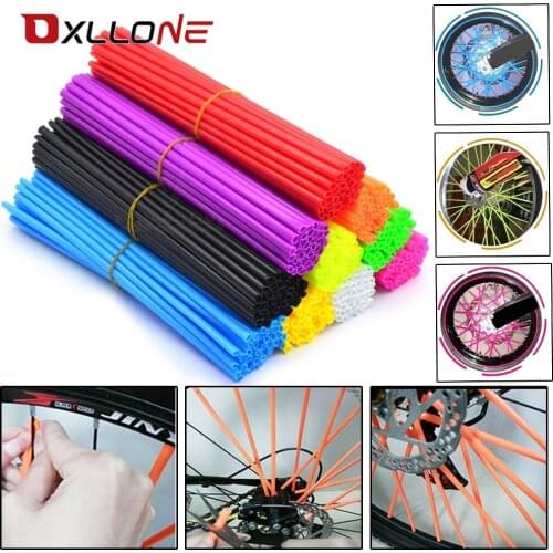 72 pces Motocross Spoke Skins Wheel Rim Spoke Covers For Honda XR250 MOTARD XR230 MOTARD XR400 MOTARD XR400 XR 250 230 400