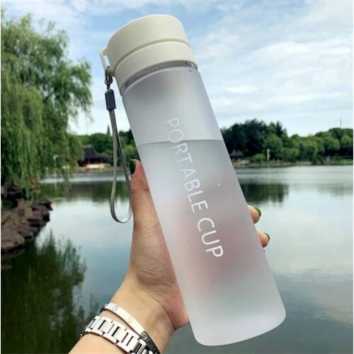600/800ML BPA Free Leak Proof Water bottle Portable Sports Climbing Hiking Direct Drinking Bottle