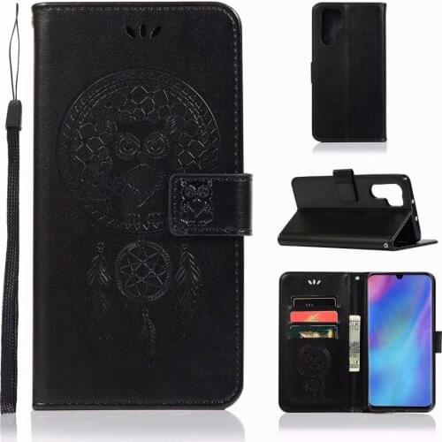 Owl Wind Chimes Shell Fundas For Samsung Galaxy S10 Plus PU Leather Phone Case Wallet Flip Cover For Samsung Galaxy S10 Plus