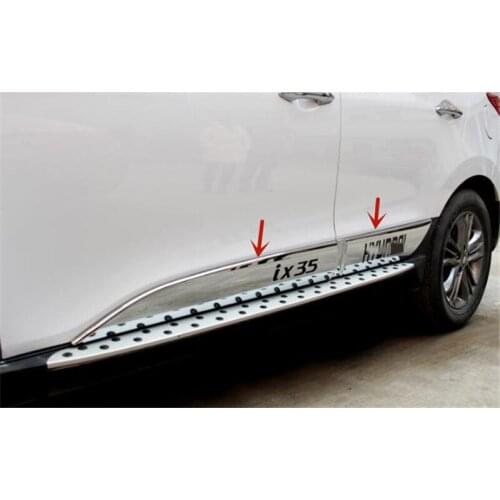 For Hyundai IX35 2010-2017 High-quality ABS Chrome body trim anti-rub protection decoration car accessories