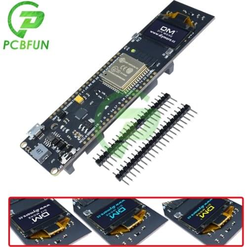 ESP32 ESP-32 ESP8266 0.96 inch OLED Display WiFi Bluetooth 3000mAH 18650 Lithium Battery Shield Development Board CP2102 Module