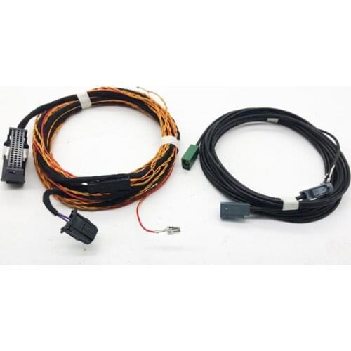 Reversing camera RVC camera Cable wire track camera wiring harness for Audi A4/B8 Q3 Q5