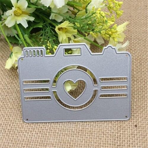 Love Frame camera Frame Metal Cutting Dies For DIY Scrapbooking Album Embossing Paper Cards Decorative Crafts