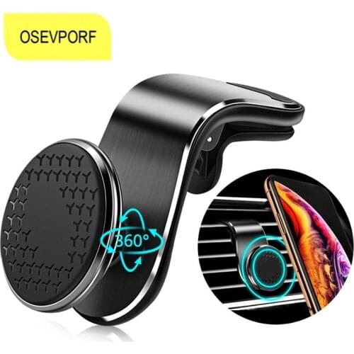 Magnetic Car Phone Holder For iPhone 8 11 XS 12 360 Rotation Magnet Phone Stand for Huawei P30 P40 Pro Mate Lite Samsung S9 S10