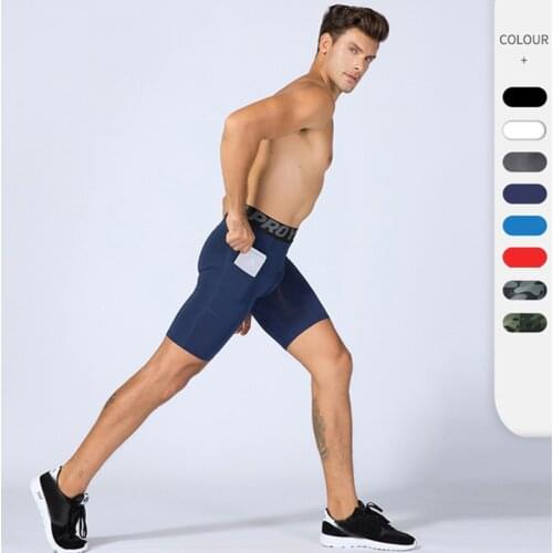 Male Sports Shorts Basketball Fitness Gym Sweatpants Jogging Workout 2021 Training Mens Track Pants Compression Athletic Tights