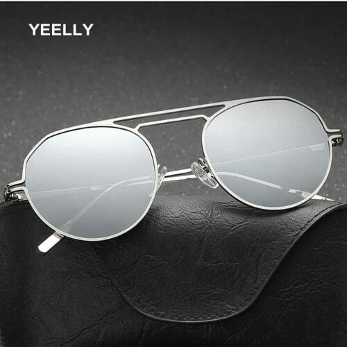 New Retro Polarized Sunglasses Wild Trend Anti-glare Eyeglass 16135 Fashion Driving Eyewear Frog Mirror Shield Shape Unisex Men