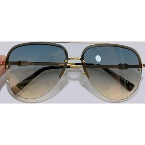 Pilot Retro Rimless Women Men Luxury Vintage Brand Sun Glasses Outdoor Driving For Men Gafas De Sol Para Hombres Y Mujeres