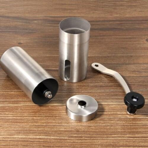 Manual Coffee Grinder W/ Ceramic Bean Mill Burr Hand Turkish Coffee French Press