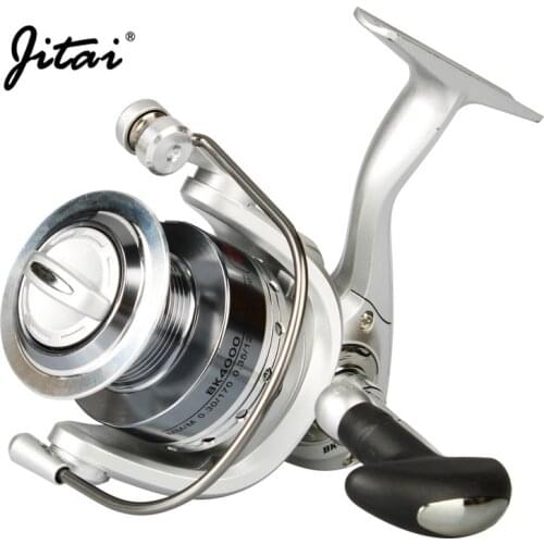 JITAI BK Spinning Fishing Reel 10BB Bearing Balls 1000-6000 Series Metal Coils Spool Spinning Reel Rock Lure Fishing Wheel Pesca
