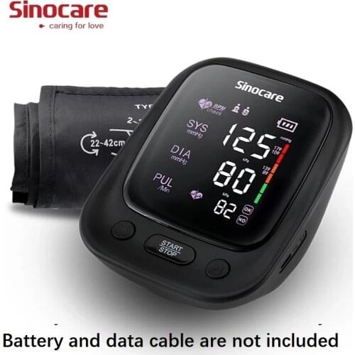 Blood Pressure Monitor Upper Arm, Automatic Digital BP Machine Heart Rate Pulse Monitor with Voice Function & Large LCD Display