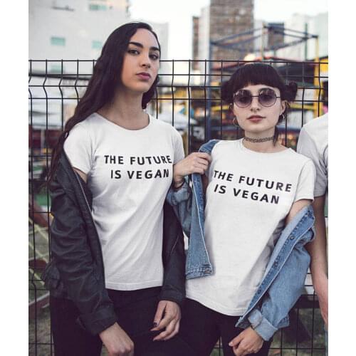 Skuggnas The Future is Vegan tshirt funny cute shirt tumblr casual fashion tees tops hipster streetwear grunge aesthetic clothes