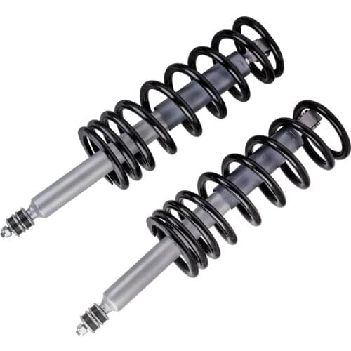 2 x Rear Shocks Coil Spring For Land Rover Discovery 1 Range Rover Classic 87-95 1994 - 1999 Black
