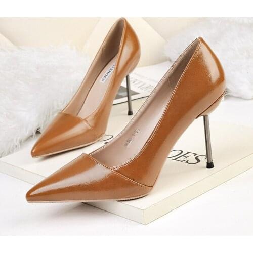 Fetish High Heels Black Pumps Women Shoes Extreme High Heels Valentine Shoes Designer Shoes Women Luxury 2020 Pointed Heels Buty