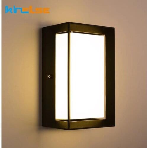 Outdoor Waterproof IP65 Modern Wall Lamp Motion Sensor LED Wall Lights Courtyard 18W 25W Garden Corridor Porch Indoor Decoration