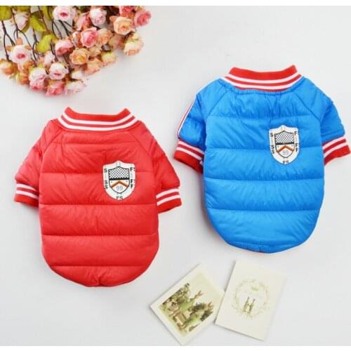 Winter Warm Pet Dog Clothes Sports Hoodies For Small Dogs Chihuahua Pug French Bulldog Clothing Puppy Dog Coat Jacket
