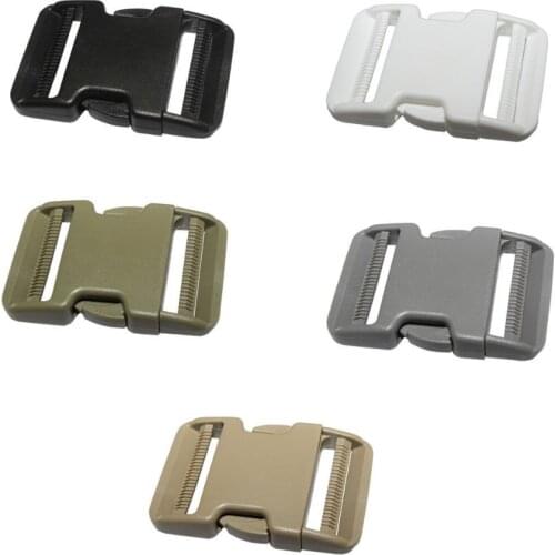 12pcs/lot Release Plastic Buckles for 50mm Width Webbing Straps DIY Paracord Bracelet Backpack Strap Webbing Bag Parts