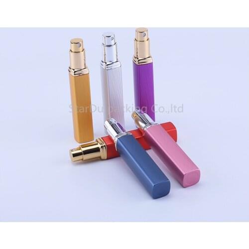200pcs 12ml Portable Refillable Perfume Bottle With Spray Scent Pump Empty Cosmetic Containers Spray Atomizer Bottle For Travel