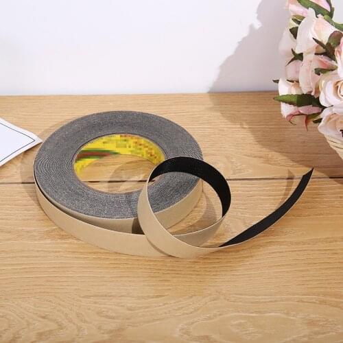 25yards Black TOP Adhesive Grosgrain ribbon strips as the ends of headband sticky tapes hairbands tips for DIY hair accessories