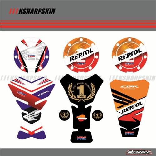 3D Motorcycle Tank Pad Decal Protector stickers fit for honda CBR VFR CB NSR VTR CBF CBX 125 250 400 600 900 1000 CBR1100XX X-1