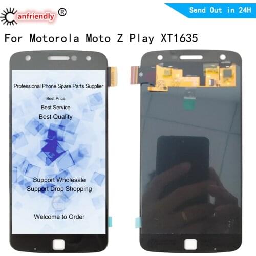 5.5" AMOLED LCD For Motorola Moto Z Play XT1635 LCD Display Touch Panel Screen Digitizer Assembly For Motorola Moto Z Play