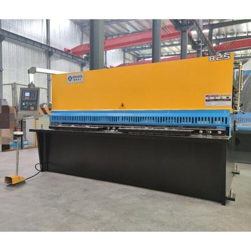 6*2500mm E21s cnc hydraulic sheet metal swing shearing machine price with high configuration