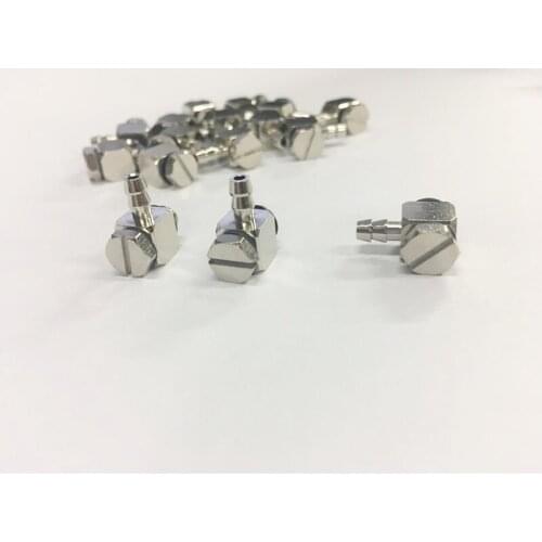 Free shipping 10Pieces M3 - 3.5mm Elbow Pneumatic Pipe Air Hose Quick Fitting Mini Connector Iron