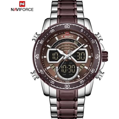 NAVIFORCE Fashion Sport Watches Mens Luxury Brand Quartz Digital Chronograph Clock 3ATM Waterproof Wrist Watch Relogio Masculino