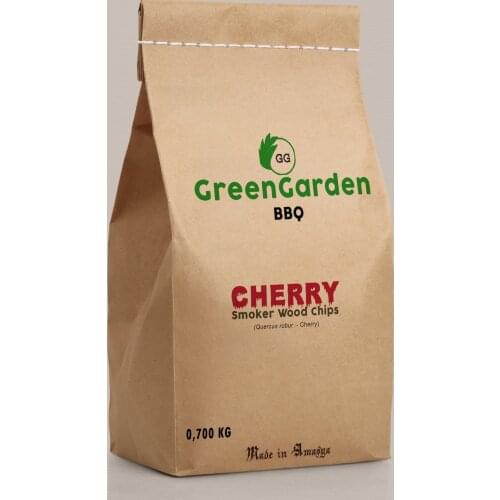 BBQ Smoking Wood Chips -Most Popular Flavors - Cherry - 1 KG