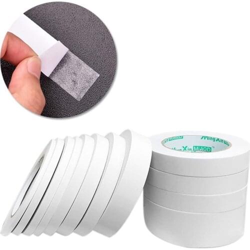 2 Rolls Powerful Double Sided Tape Super Strong Ultra Thin High Adhesive Double Sided Tape for Scrapbooking Card Making Gift 8m