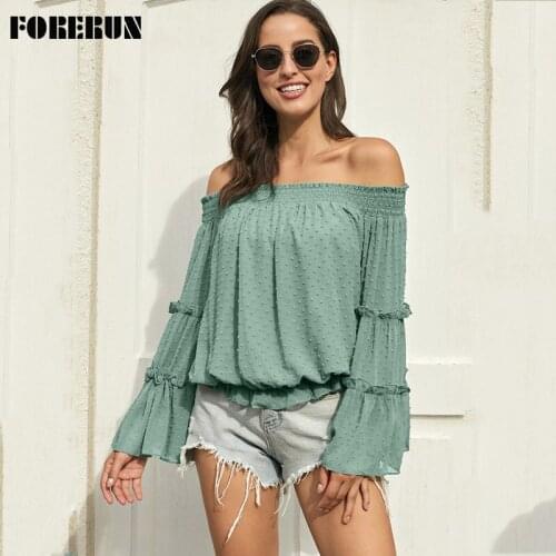 Офисные блузки FORERUN China At AliExpress