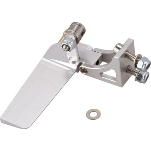 1PC RC Boat Aluminium Alloy Water Absorbing Rudder 52mm Steering Rudder for Remote Control RC Boats CNC Parts