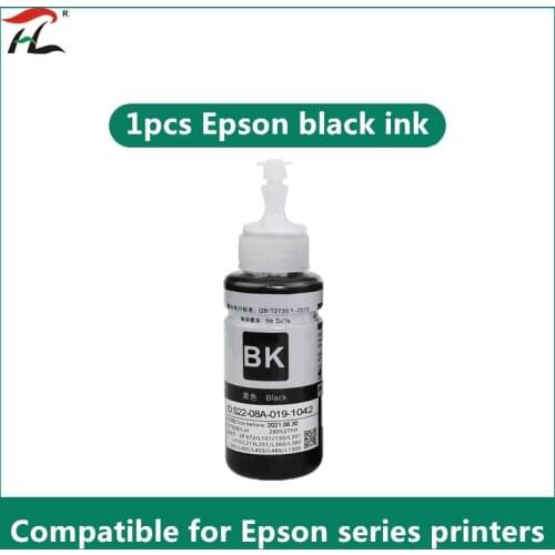 Dye Refill Ink kit for Epson L100 L110 L120 L132 L210 L222 L300 L312 L355 L350 L362 L366 L550 L555 L566 printer Free Shipping