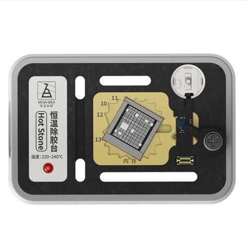 Hot stone IC pre-heating platform for A10 / A11 / A12 / A13 CPU NAND fingerprint Constant temperature BGA glue removal station