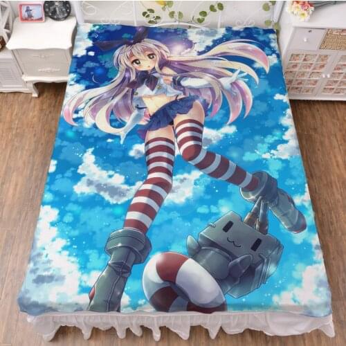 New Anime Cartoon collection flat sheet bed sheet top sheet No.010