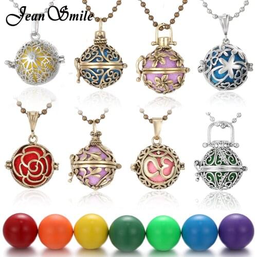 Aromatherapy Diffuser Necklace Mexico Chime Music Angel Ball Caller Locket Pendant Vintage Pregnancy Necklace for Pregnant Women