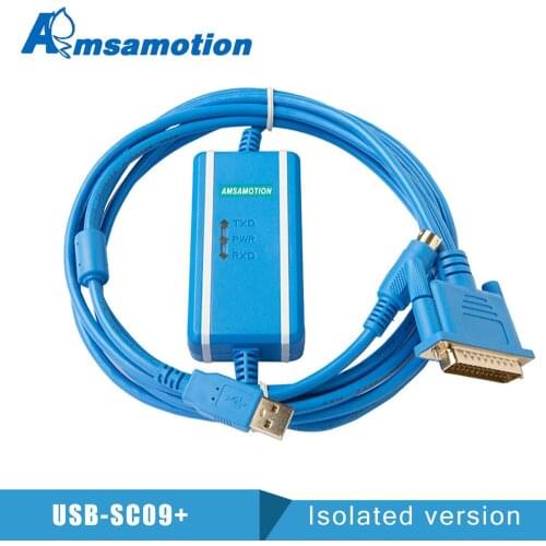 USB-SC09 Suitable Mitsubishi FX/A Series FTDI Type PLC Programming Cable Download Line