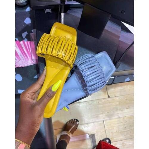 Summer Solid Color Womens Shoes Open Toe Flat Sandals Fashion Outdoor Casual Slippers Plus Size 42