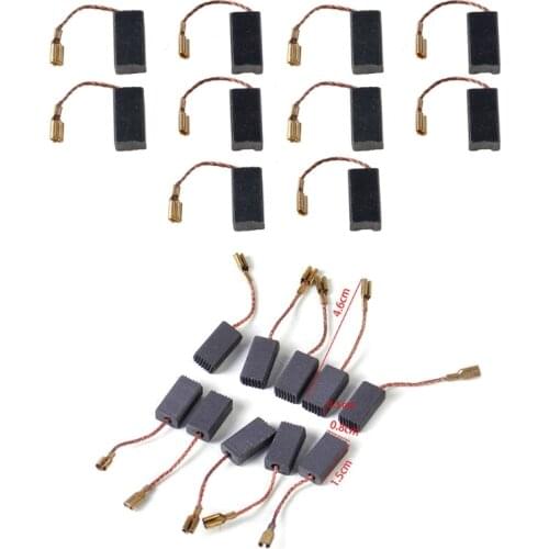 10pcs Carbon Brushes Replacement fit for BOSCH GWS 580 GWS 850 C GWS 7-115 GWS M2EF