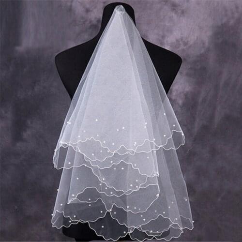 150 cm Bride Wedding Dress White and Red Bridal Headdress for women Wedding veil