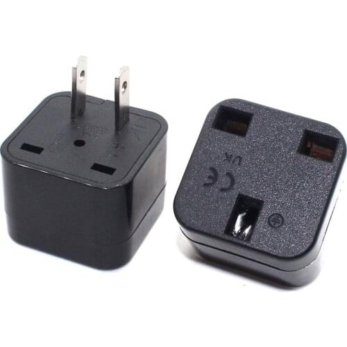 UK to US Japan Plug Adapter 10A250V Universal 2 flat parallel pins Power plug Singapore Power Homw Charging Eletric Socket