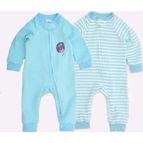 High quality baby cotton clothes infant clothes Baby long sleeve jumpsuit zipper cotton jumpsuit newborn clothes baby rompers