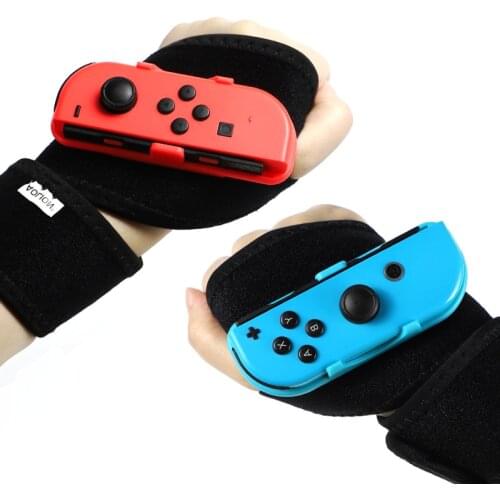 1Pair/Set Game Wrist Band Armband For Nintend Switch JoyCon Controller Adjustable Just Dance Wristband Hand Straps Hot