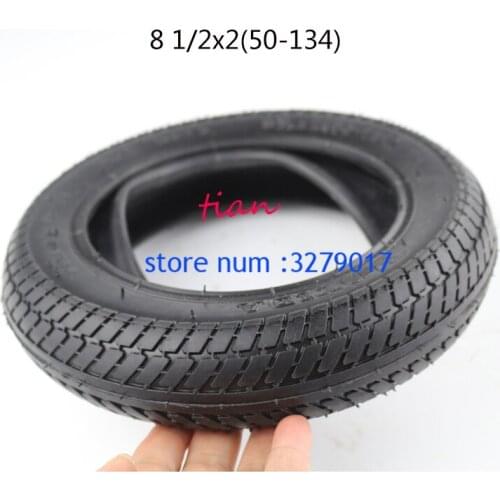 8 1/2X2 (50-134) tires 8.5 Inch Gas Scooter & Electric Scooter Baby carriage Wheelbarrow Electric scooter tyre and inner tube